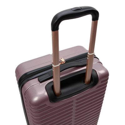 Skyline 3pc Hardside Checked Spinner Luggage Set