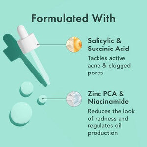 Rael Miracle Clear Complete Acne Treatment Face Serum 1oz