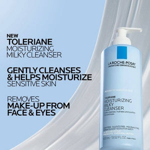 La Roche Posay Toleriane Moisturizing Milky Cleanser 13.52 fl oz - Imperfect Container