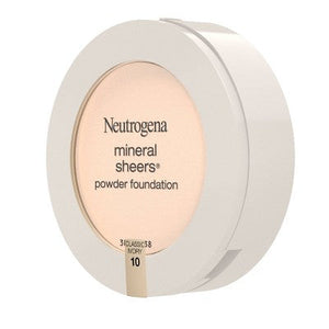 Neutrogena Mineral Sheers Compact Powder Foundation 10 Classic Ivory 0.34oz - Imperfect Container