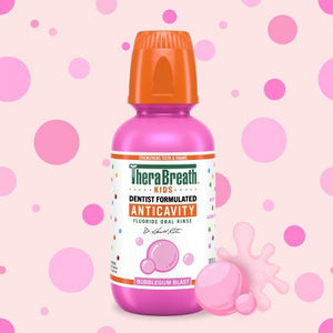 TheraBreath Kids Bubble Gum Mouthwash 10oz
