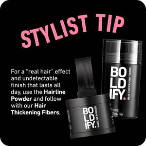 Boldify Root Touch Up Powder with Brush Covers Grays Medium Brown