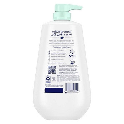 Dove Beauty Sensitive Skin Body Wash Pump Gentle Hypoallergenic Formula 24hr Lotion-Soft Skin 30.6 fl oz - Imperfect Container