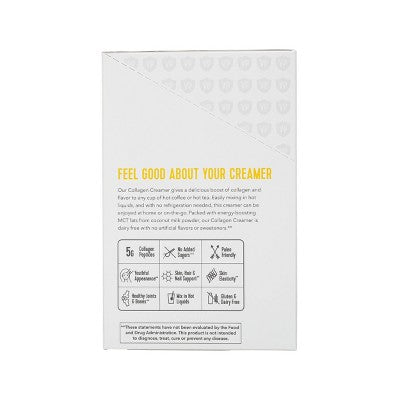 Vital Proteins Collagen Creamer Vanilla Stick Pack Box 0.46oz