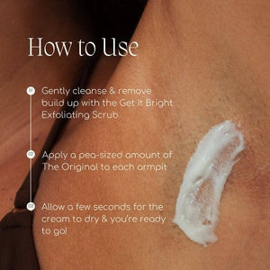 Forgotten Skincare The Original Underarm Brightening Deodorant Cream 1.7 fl oz
