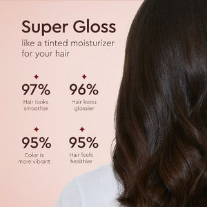Glaze SuperGloss Color Conditioning Hair Gloss Blazing Brown Brunette 6.4 fl oz - Imperfect Container