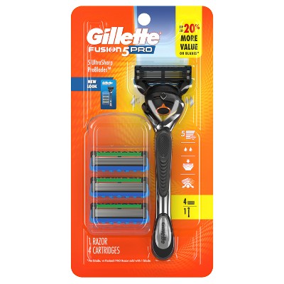 Gillette ProGlide Razor For Men Handle + 4 Blade Refills