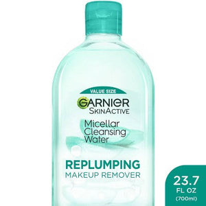 Garnier SkinActive Replumping Hyaluronic Acid + Aloe Micellar Cleansing Water 23.7 fl oz - Imperfect Container