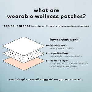 The Good Patch Cycle Plant-Based Vegan Wellness Patch 4ct