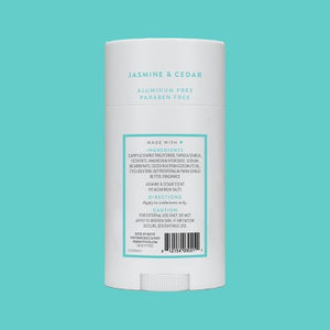 Native Solid Deodorant for Women & Men Jasmine & Cedar Aluminum-Free 2.65oz