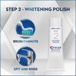 Crest 3D White Brilliance Toothpaste and Whitening Gel System 4.0oz and 2.3oz - Missing Box