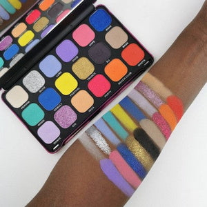 Makeup Revolution Forever Flawless Eyeshadow Palette Bird of Paradise 0.54oz - Imperfect Box