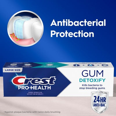 Crest Pro-Health Gum Detoxify Deep Clean Toothpaste 4.8oz 2pk