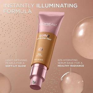 L'Oreal Paris Lumi Le Glow Tint Liquid Skin Tint 110 Warm 0.84 fl oz - Imperfect Container