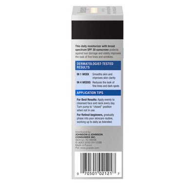Neutrogena Rapid Wrinkle Repair Retinol Face & Neck Cream SPF 30 1 fl oz