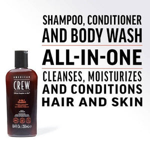 American Crew 3-in-1 Shampoo, Conditioner and Body Wash 15.2 fl oz