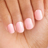 Dashing Diva Glaze Semi-Cured Gel Nail Polish Strips Starter Kit Powder Pink 32ct