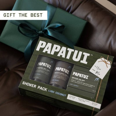 Papatui Men's Shower Pack Lush Coconut 3ct - Missing Box