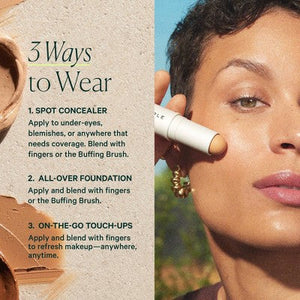 Well People Supernatural Complexion Stick Foundation & Concealer 20 Light Medium Warm 0.28oz