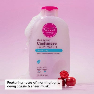 eos Shea Better Cashmere Body Wash Fresh & Cozy 16 fl oz