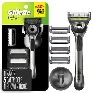 GilletteLabs-Value-Pack-Razor-Handle-+-5-Blade-Refills-Imperfect-Box-Razors-&-Razor-Blades