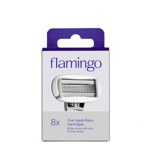 Flamingo Women's 5-Blade Razor Refills 8ct