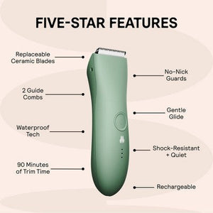 Meridian Trimmer Original Pubic & Body Hair Trimmer for Men & Women