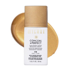 Milani Conceal + Perfect Sun Kiss Bronzing Drops Light 1 fl oz - New