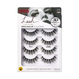 KISS Products Lash Couture 3D Volume False Eyelashes Robe 4ct - New