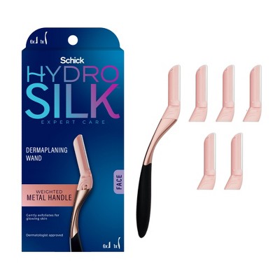 Schick-Hydro-Silk-Dermaplaning-Wand-Imperfect-Container-Skin-Care-Extractors