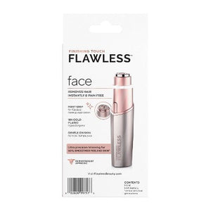 Finishing Touch Flawless Facial Hair Remover Electric Razor for Women Coral