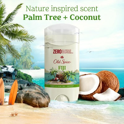 Old Spice Mens Solid Deodorant Fiji with Palm Tree Scent 3oz 2-Pack