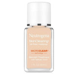 Neutrogena Skin Clearing Oil-Free Liquid Foundation with Salicylic Acid 30 Buff 1 fl oz - Imperfect Container
