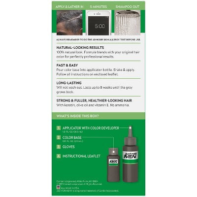 Just For Men Shampoo In Color Gray Hair Coloring for Men 3pk