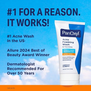 PanOxyl 10% Benzoyl Peroxide Acne Foaming Wash 5.5oz - Imperfect Box