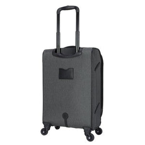 Skyline 24" Medium Checked Softside Luggage Spinner Suitcase Zip Closure