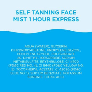 Bondi Sands 1 Hour Express Fragrance Free Self-Tanning Face Mist 2.36 fl oz