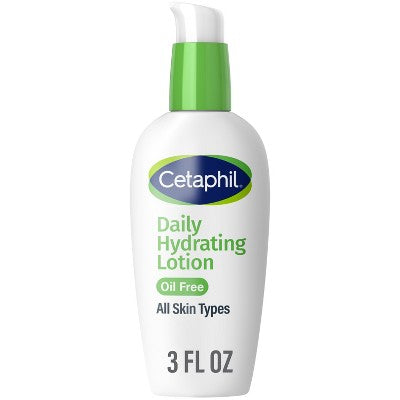 Cetaphil Hydrating Oil-Free Face Lotion Moisturizer with Hyaluronic Acid 3 fl oz - Imperfect Box