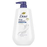 Dove Deep Moisture Body Wash Nourishes the Driest Skin 24hr Lotion-Soft Skin 30.6 fl oz - New