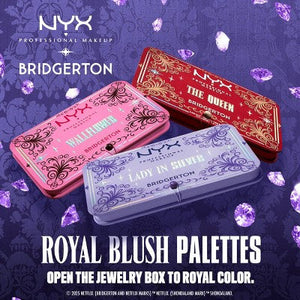 NYX Professional Makeup Bridgerton Royal Blush Buttermelt Blush Palette The Queen - Imperfect Conteiner