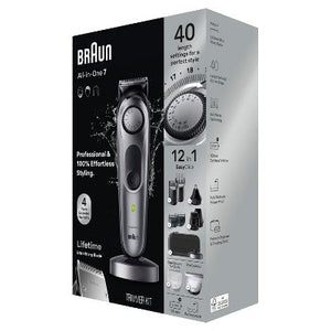 Braun Series 7 AiO7440 Rechargeable 12-in-1 Body, Beard & Hair Trimmer