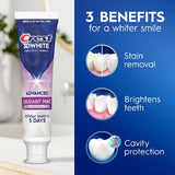 Crest 3D White Advanced Teeth Whitening Toothpaste Radiant Mint 3.3oz 3pk