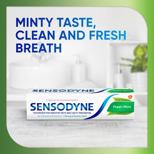 Sensodyne Fresh Mint Sensitivity Protection 2 Pack Toothpaste