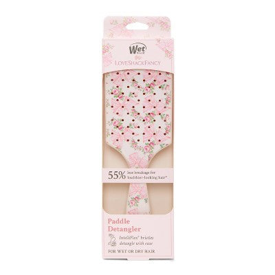 Wet Brush x LoveShackFancy Paddle Detangler Hair Brush Rosa Beaux