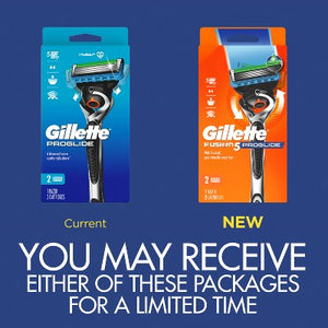 Gillette ProGlide Men's Razor with 2 Razor Blade Refills