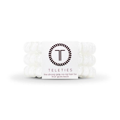 TELETIES-Large-Hair-Ties-3pc-Coconut-White-Imperfect-Box-Ponytail-Holders
