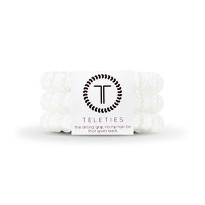 TELETIES-Large-Hair-Ties-3pc-Coconut-White-Imperfect-Box-Ponytail-Holders