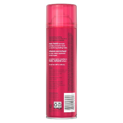Suave Max Hold Unscented Hairspray 11oz