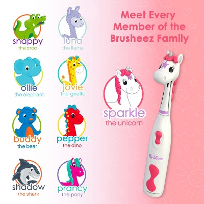 Brusheez Sparkle the Unicorn Kids Electric Toothbrush Set - Imperfect Box