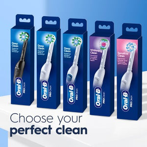 Oral-B ProClean Battery Electric Toothbrush Deep Clean Black